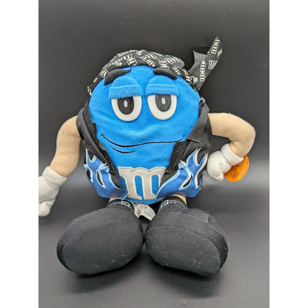 M&M's Blue Character Plush Advertising Doll w/ Hang Tag 2008